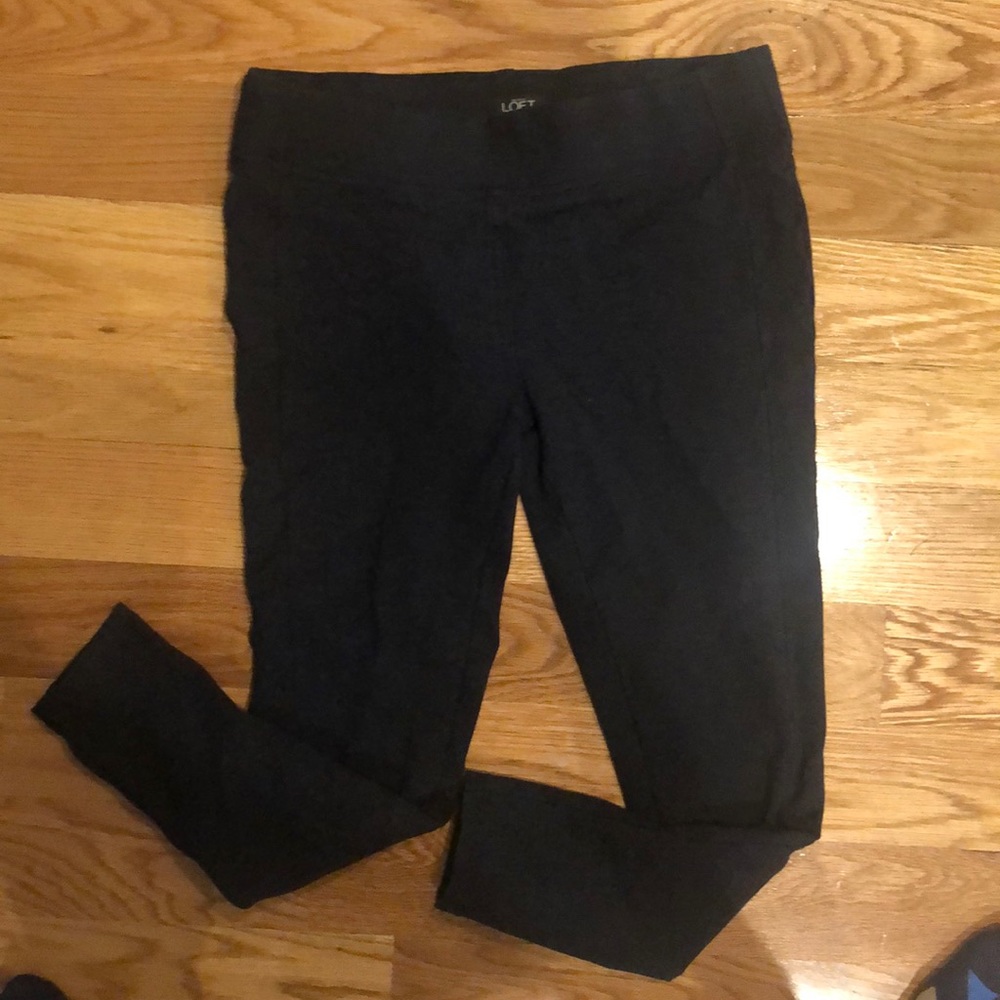 Loft Ponte Seamed Leggings